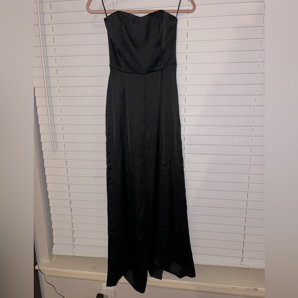 Strapless Silk Jumpsuit